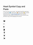 Image result for Heart Symbol Copy and Paste