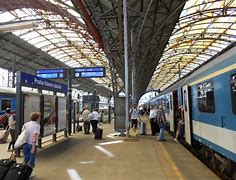 Image result for Prague Train Station Faciad