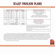 Image result for 16 X 20 Pavilion Plans