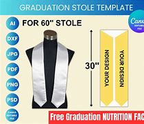 Image result for Graduation Stole Template