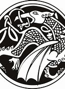 Image result for Celtic Welsh Dragon