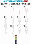 Image result for How to Draw a Person Step 1