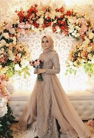 Image result for Wedding Dress Muslimah