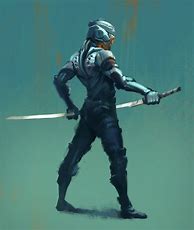 Image result for Sci-Fi Ninja Art