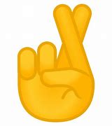 Image result for Fingers Crossed Emoji Transparent