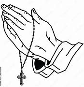 Image result for Praying Hands with Rosary Art