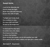 Image result for Poem Called Smile