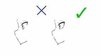 Image result for Anime Both Eyes Drawing