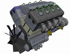 Image result for Engine CAD Drawing