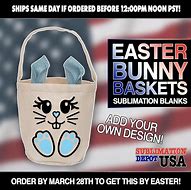 Image result for Sublimation Easter Baskets