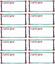 Image result for Free Printable Love Notes