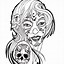 Image result for Sugar Skull Tattoo Flash Art