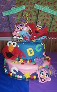 Image result for Elmo and Abby Cake