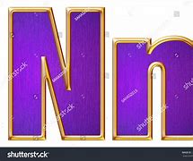 Image result for Large Letter N Violet