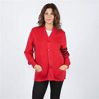 Image result for Red Sweatshirt with Black Jacket Women