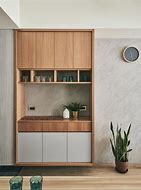 Image result for Wooden Storage Cabinets Kitchen