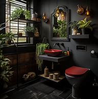 Image result for Red Toilet