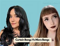 Image result for Fringe vs Curtain Bangs