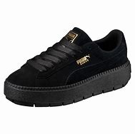 Image result for Puma Black and Gold Sneakers