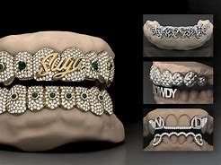 Image result for Grillz Teeth Design