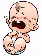 Image result for Crying Baby Cartoon with White Background