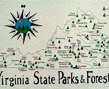 Image result for Map of Virginia State Parks