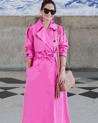 Image result for Pink Trench Coat