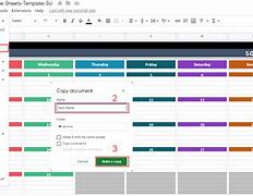 Image result for Calendar in Google Sheets