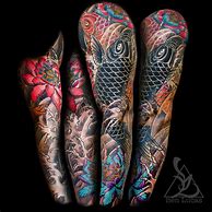 Image result for Koi Tattoo Full Sleeve