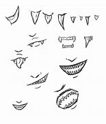 Image result for Anime Sharp Teeth Smile Mask