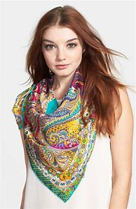 Image result for Etro Paisley Silk Scarf