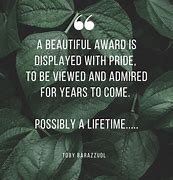 Image result for Winning an Award Quotes