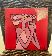 Image result for Pink Panther Smoking