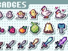 Image result for Pixel Art Badges