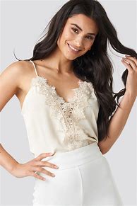 Image result for Lace V-Neck Singlet