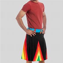 Image result for Rainbow Kilt