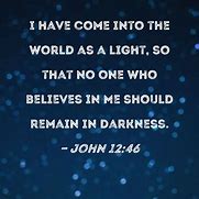 Image result for John 12 46 Candle