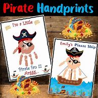 Image result for Pirate Handprint Craft