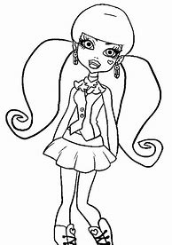 Image result for Monster High Drawing Outline