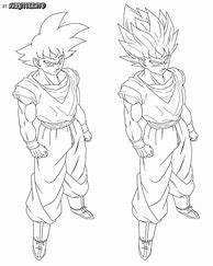 Image result for Goku Red Full Body Drawing