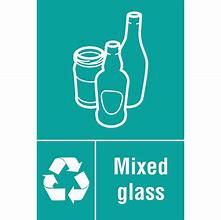 Image result for Glass Waste Label