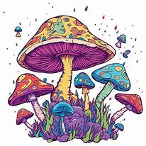 Image result for Trippy Mushroom Drawing