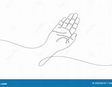 Image result for Hand Facing Up Drawing