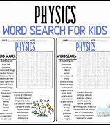 Image result for Physics Word Drill