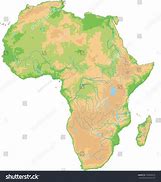 Image result for Detailed Physical Africa Map