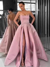 Image result for Strapless Gown