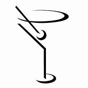 Image result for Martini Glass Silhouette