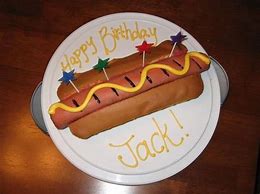 Image result for Hot Dog Funny Cake