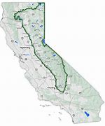 Image result for Sierra Nevada Mountain Crest Line Map