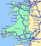 Image result for Wales Map UK